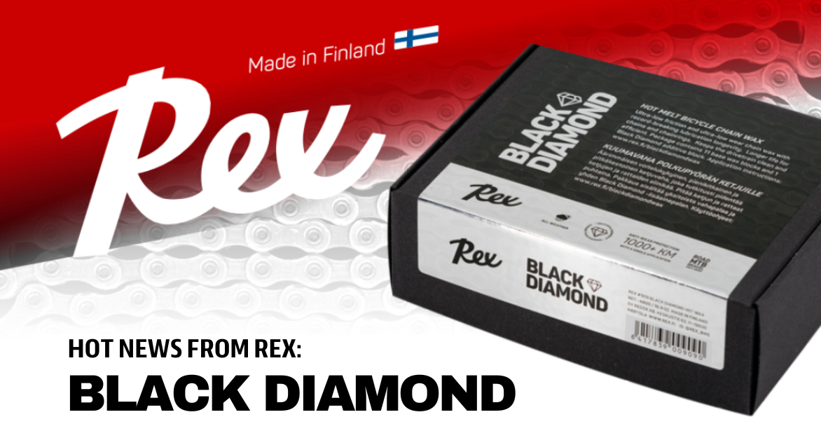 NEW! Rex Black Diamond hot melt bicycle chain wax
