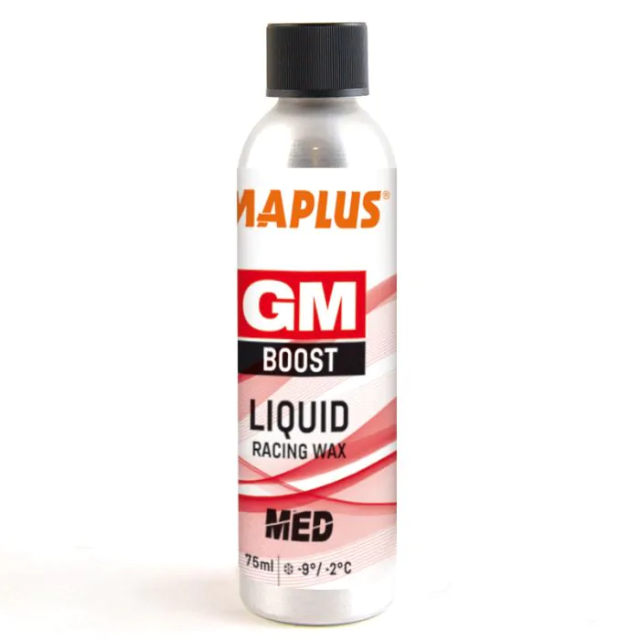 スキー・スノーボードアクセサリー MAPLUS GM BOOST LIQUID RACING WAX 50ml Maplus GM Med Boost Liquid, -2°C-9°C, 75ml | Skiwax Europe