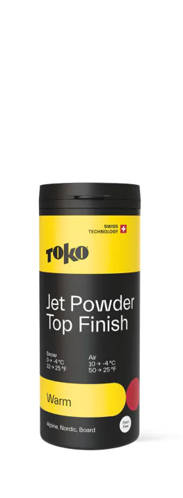 【TOKO】JET Powder Top Finish Toko Jet Powder Top Finish Warm, 30g | Skiwax Europe