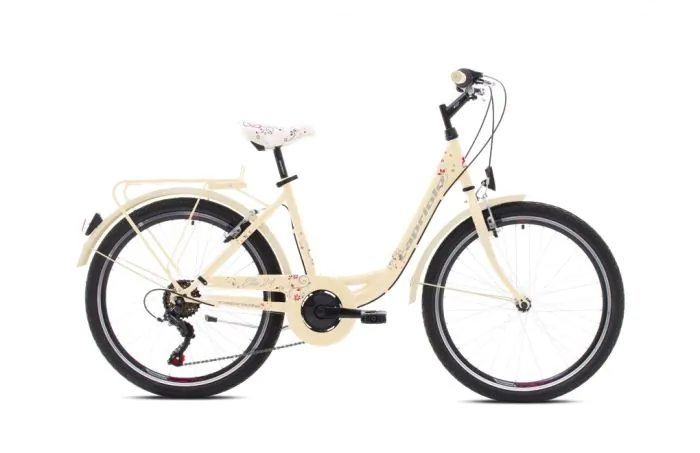 Youth bike Capriolo CTB ELLA 400 24'', beige Skiwax Europe