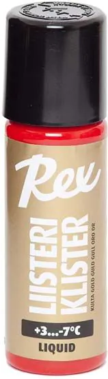 Rex 2161 Liquid Klister Gold +3-7°C, 60ml | Skiwax Europe