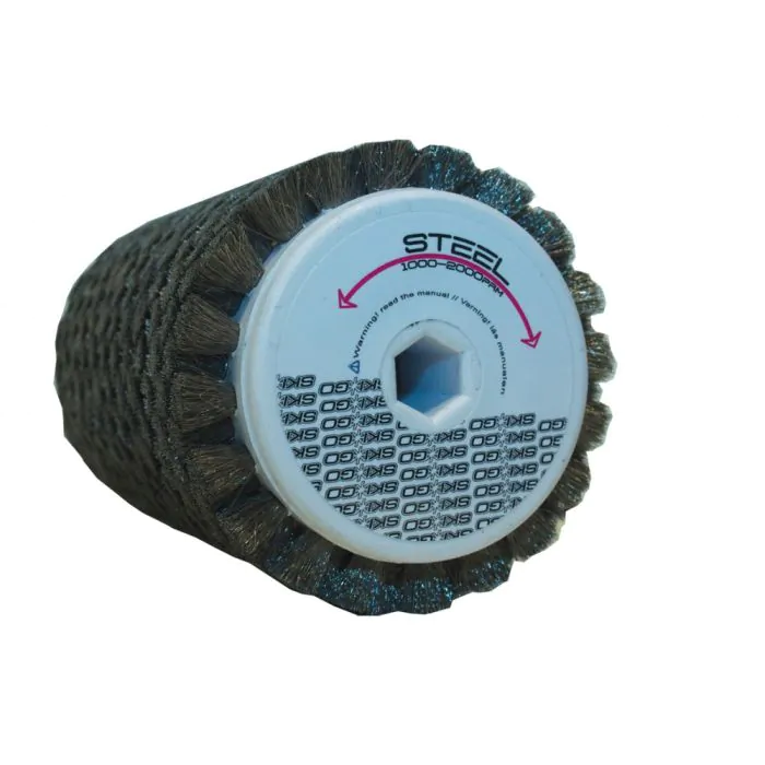 Ski-Go Steel Roto brush, 100 mm | Skiwax Europe