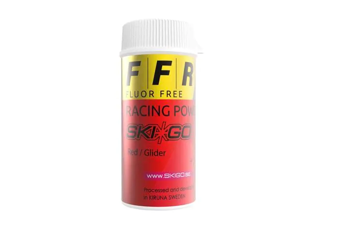 Ski-Go FFR Racing Red Powder +3-4°C, 75ml | Skiwax Europe