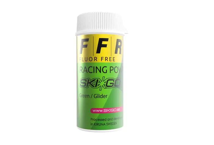 Ski-Go FFR Racing Green Powder -7-20°C, 75ml | Skiwax Europe