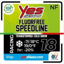 Yeswax Speedline Fluor Free Racing paraffin, -7...-18, 50gr