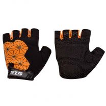 STG Bike gloves Replay, black/orange