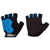 STG Bike gloves Replay, black/blue