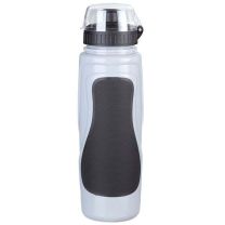 STG Water Bottle with protective cover grey/black, 700 ml