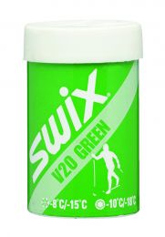 SWIX V20 Green Grip Wax -8°...-15°C/-10°...-18°C, 45g