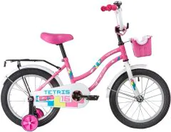 Kids bike Novatrack 16" TETRIS pink