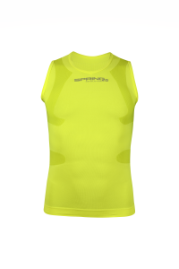 Spring Sleeveless Breeze T-shirt for Man, Yellow