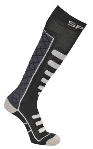 Spring Ski Touring Socks, Black/Grey