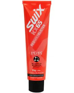 SWIX KX75 Red Extra Wet Klister +15°+2°C, 55g | Skiwax Europe