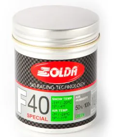 Solda F40 SPECIAL Powder Orange +2-9°C, 30g | Skiwax Europe
